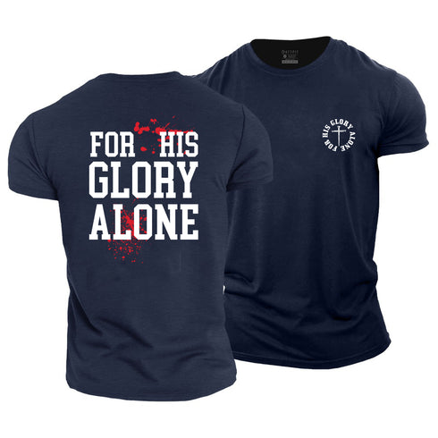 Men's For His Glory Alone Cotton T-Shirt